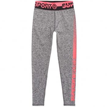 Superdry Core 7/8 Legging, Mujer, Color Schwarz - Grau - Rosa, tamaño Medium