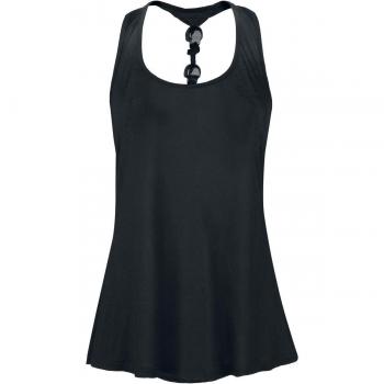 Black Premium by EMP Forget Me Knot Top Atado al Cuello Negro M