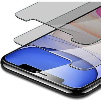 ESR Protector de Pantalla Cristal Templado para la pantalla de tu iPhone 11/ iPhone XR Protección Privacidad. Compatible con Carcasa. Marco de Instalación Fácil. Para iPhone 11 y iPhone XR.2 unidades.