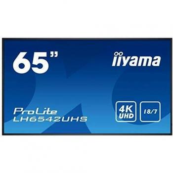 iiyama LH6542UHS-B1 Pantalla de señalización 163,8 cm