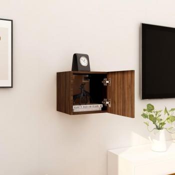 Mueble de salón y TV vidaXL, dimensiones 30,5x30x30 cm, color roble marrón