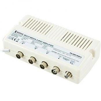 10 dB Cable TV Amplifier with 3 Outputs