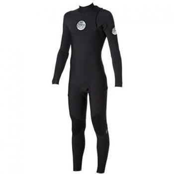 Rip Curl E Bomb Pro 4/3mm ZIP FREE Wetsuit in BLACK WSM4QE Wetsuit Sizes - XLarge