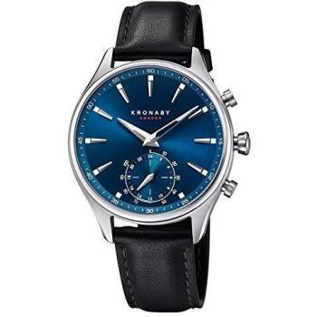 Kronaby Men's Hybrid Sekel S3758/1 Smartwatch with Blue Dial