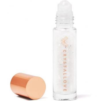 Crystallove - Botella de Aceite de Cuarzo Claro para Masaje Facial 10ml Unisex con Cristales