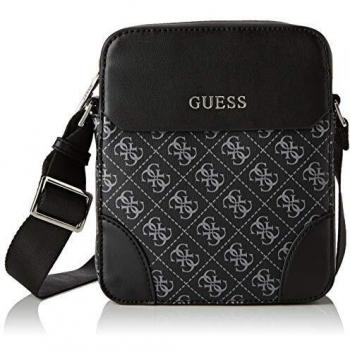 Guess - Manhattan Logo, Fundas de carnés Hombre, Negro