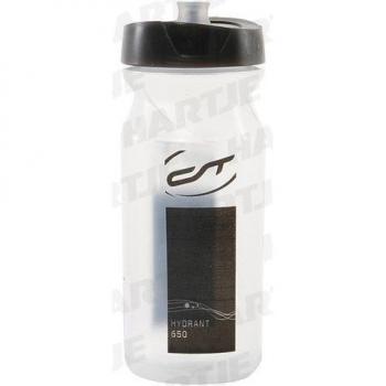 CONTEC Trinkflasche 'Hydrant 650' SB-verpackt, Kunststoff, Soft Cap, 650ml Gut zu befüllen und zu reinigen durch großen Schraubdeckel, weiche Verschlusskappe, BPA frei, passend für alle Standardflaschenhalter, schwarz