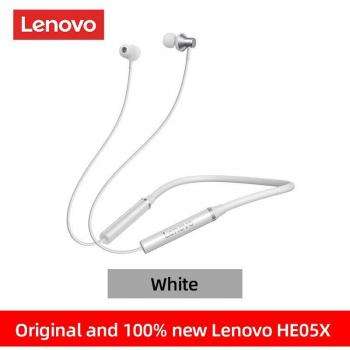Auriculares deportivos Lenovo HE05X inalámbricos Bluetooth 5.0 intrauditivos resistentes al agua con banda para el cuello para móvil