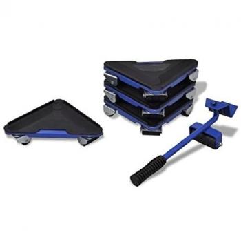 vidaXL Easy Move Furniture Transport Set Lifter and Wheelset Lift Capability 300 kg