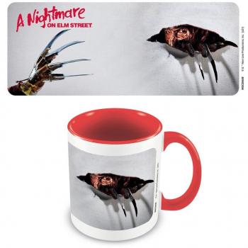 Taza Pesadilla en Elm Street Garra 315 Ml Rojo/Gris