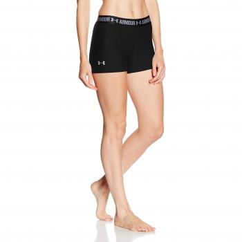 Under Armour UA HG Armour Shorty Pantalones Cortos, Women, Negro Black, XS