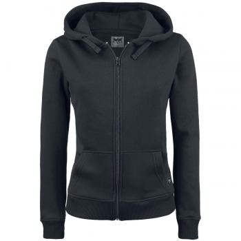 Black Premium by EMP Capucha con cremallera Basic Chaqueta con capucha Mujer Negro M