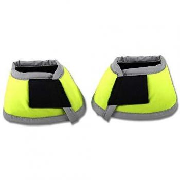 Campanas de caballo Waldhausen Reflex, unisize, pareja, color neón amarillo
