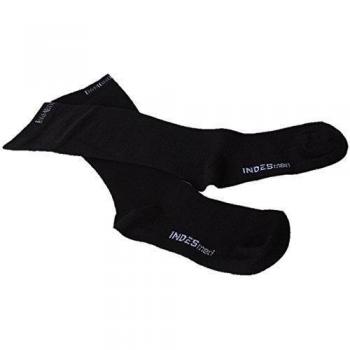 INDESmed INDES0030S Black - Medias de compresión, de bambú, talla S, EU 36-39, color negro azabache