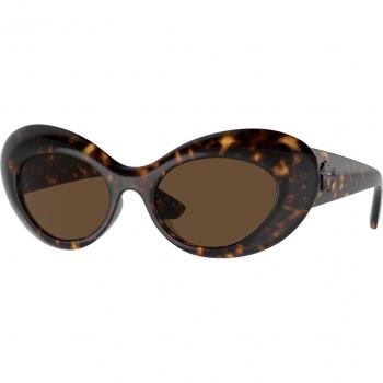 Versace VE4456U Women's Round Havana Tortoiseshell Sunglasses