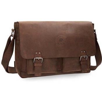 Pepe Jeans Aristocrat Maletín, 40 cm, 12.32 litros, Marrón