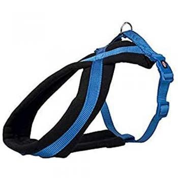 Trixie Arnés Confort New Premium, 60-90 cm / 25 mm, Azul, L