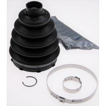 Kit de fuelles para eje de transmisión SPIDAN 36518, incluye fuelles de goma resistentes a la abrasión, abrazaderas metálicas, y es compatible con varios modelos de vehículos