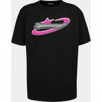 Camiseta Negra de Hombre Mister Tee con Logo Speed, Talla XL