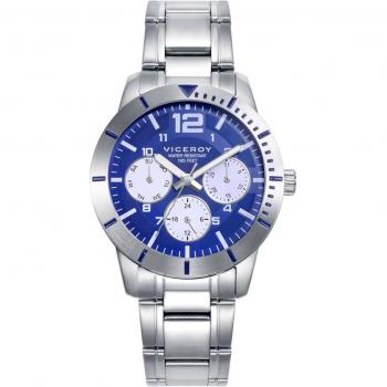 Reloj Viceroy Next 401357-34 niño multifunción acero azul con pulsera de regalo