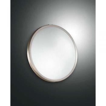 Lámpara de Pared o Techo PLAZA 21,5 cm Níquel Satinado IP41 E14