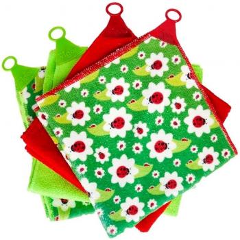 VIGAR Set Paño de Cocina 4 Uds. Ladybug