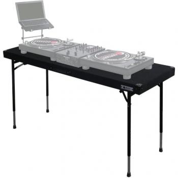 Odyssey CTBC2060 DJ Work Table with Adjustable Folding Legs, 60 Wide