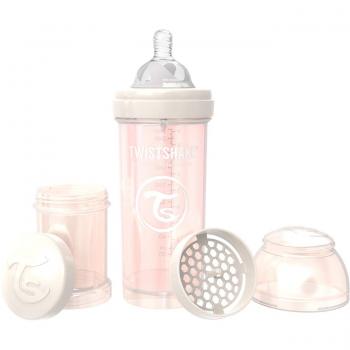 Twistshake 78385 - Biberón anti cólico, unisex, color perla champan