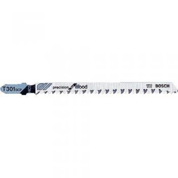 Bosch Professional 5 x Hojas de sierra de calar T 301 BCP Precision für Wood