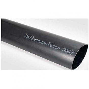 Tubo Termorretráctil HellermannTyton MA47, Pared Media con Adhesivo, 8 mm x 2 mm, Relación de Contracción 4:1, Negro, 1 Metro