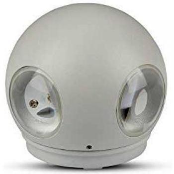 Aplique Esférico LED 4W COB Color Blanco 3000K IP65 - V-TAC