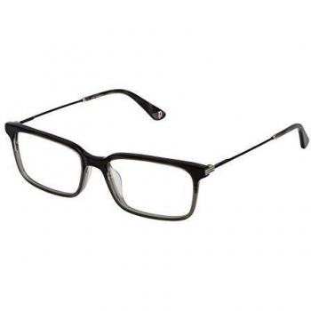Police VPL687520T56 Gafas, Transp.Grey Top+Striped Anthracite, 52/17/145 para Hombre