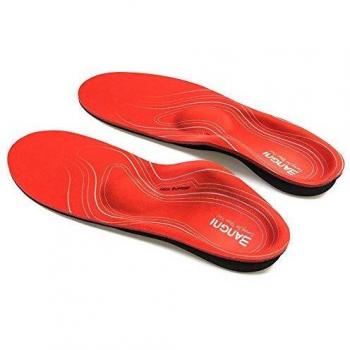 3ANGNI Plantillas de Soporte del Arco ROJO - Inserto Ortopédico Pies Planos Arco Bajo Fascitis Flantar Pronación - Soporte Metatarsal Prevención y Alivio del Dolor Para Hombres Mujeres