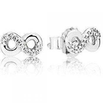 Pandora Pendientes de botón Mujer plata - 290695CZ