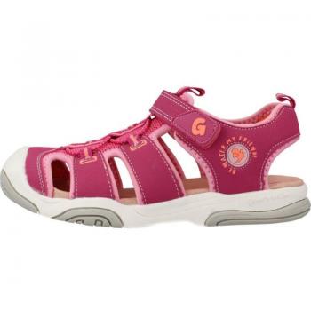 Garvalín Sandalias estilo Sport para niña con velcro mod. 232850-C, color rosa, modelo 232850G