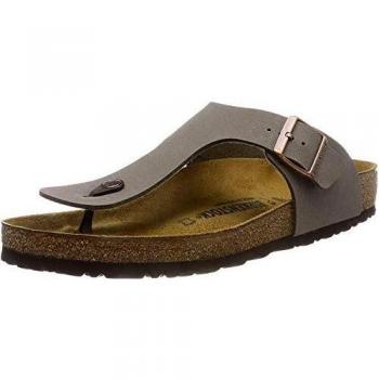 Birkenstock Gizeh Bf Sandalias de Cuero Birko-Flor Color Marrón Talla 41 Femenino