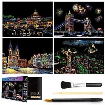 Wbeng Scratch & Sketch Art Paper