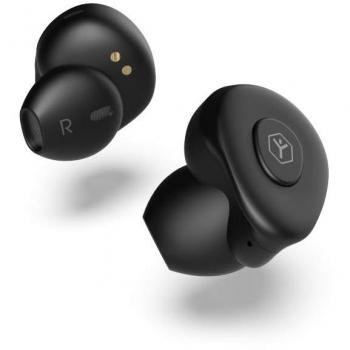 Auriculares Intra-auriculares True Wireless Bluetooth 5.0 con Estuche de Carga - Negro