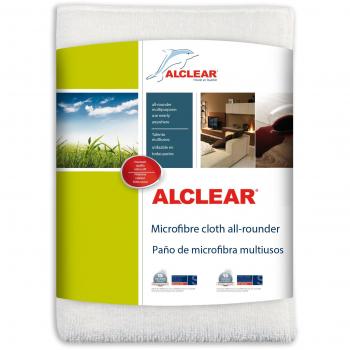 ALCLEAR 950007 Paño de Microfibra Multiusos, 32 x 32 cm, Blanco