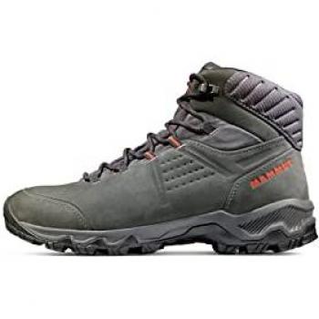 Botas de montaña para hombre Mammut Mercury IV Mid LTH, negras y rojas