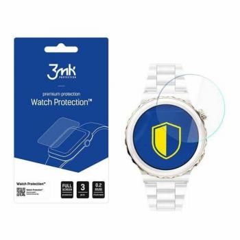 Protector de Pantalla FlexibleGlass para Reloj Huawei GT 3 Pro Elegante 43mm - Funda Híbrida Transparente
