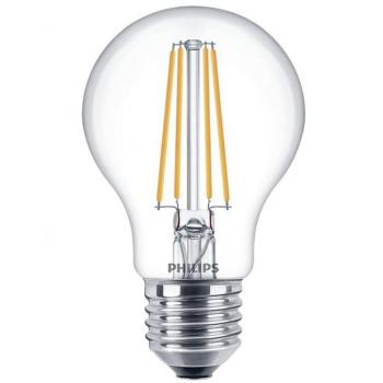 Bombilla LED Philips E27 7W 806lm 2700K Luz Muy Cálida A60 Clara