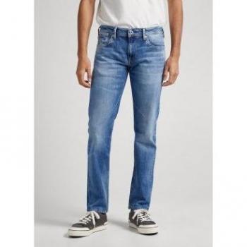 Pepe Jeans Men's Hatch Slim Fit Light Blue Sustainable Denim Jeans 33W/34L