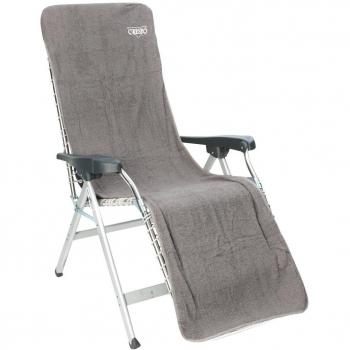 Crespo - Funda de Tela de Rizo M - Silla - 200 x 58 cm - Gris