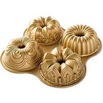 Nordic Ware Gold Premier Anniversary Bundtlette Pan