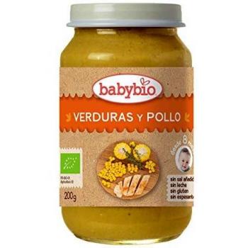 Potito verduras pollo babybio