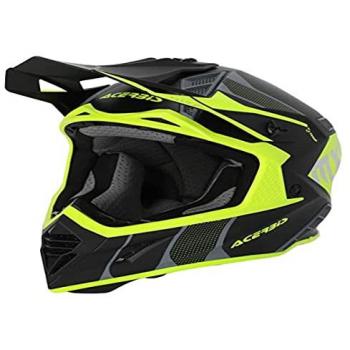 Acerbis Casco de Cross X-Track Negro-Amarillo Flúor 2023 XXL