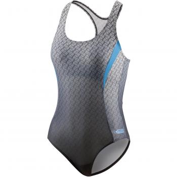 Beco – Traje de baño para Mujer Competition Ropa, Mujer, Schwimmanzug Competition, Plata/Gris, 36