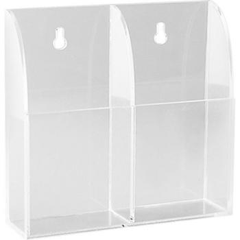 Soporte de Control Remoto Acrílico para TV y Aire Acondicionado, Caja de Almacenamiento Montable en Pared