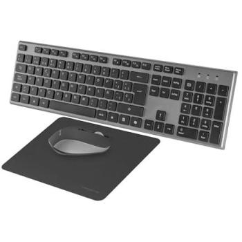 Combo Inalámbrico 3en1 Tacens Zenith: Teclado Membrana Español, Ratón Óptico 3200 dpi y Alfombrilla Nanotextil